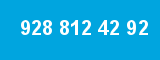 928 812 42 92 928 812 42 92